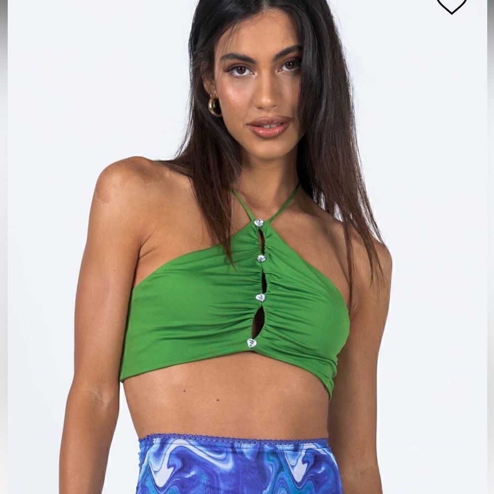 PRINCESS POLLY Jalen Top Green
